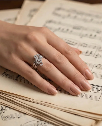 Symphony of Sparkle: Crystal Musical Note Band
