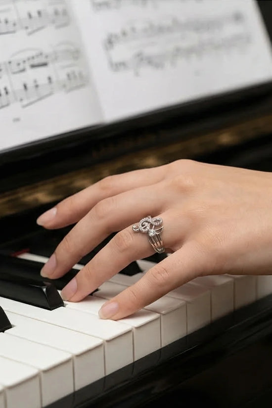 Symphony of Sparkle: Crystal Musical Note Band