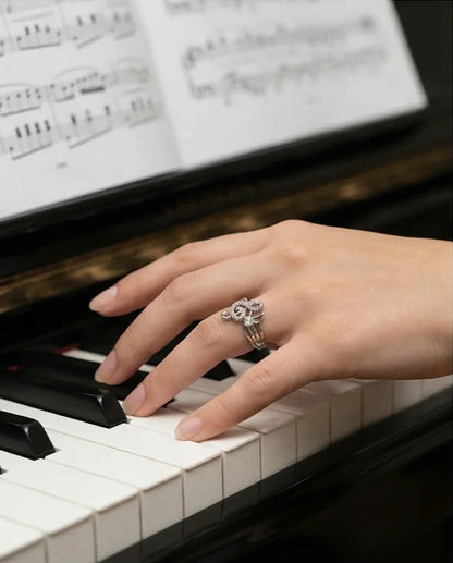 Symphony of Sparkle: Crystal Musical Note Band
