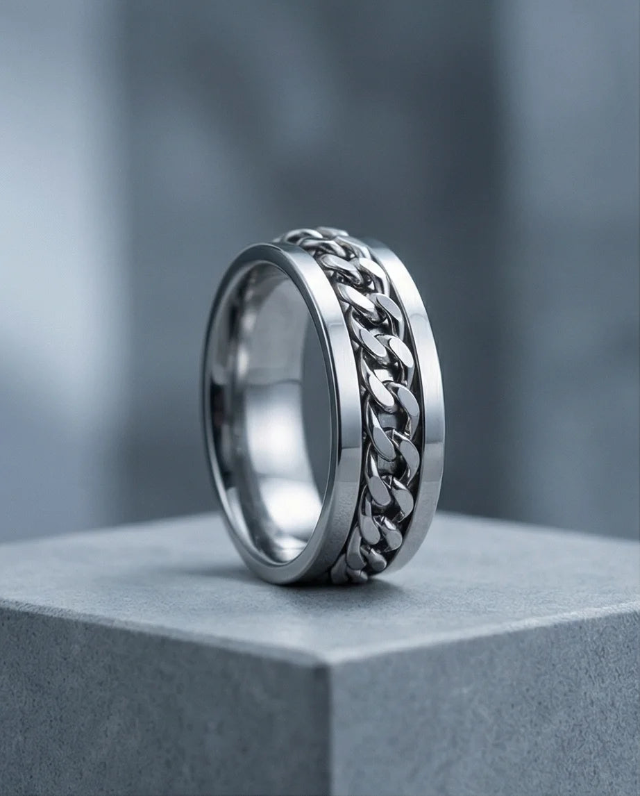Urban Catalyst: Industrial Silver Link Ring