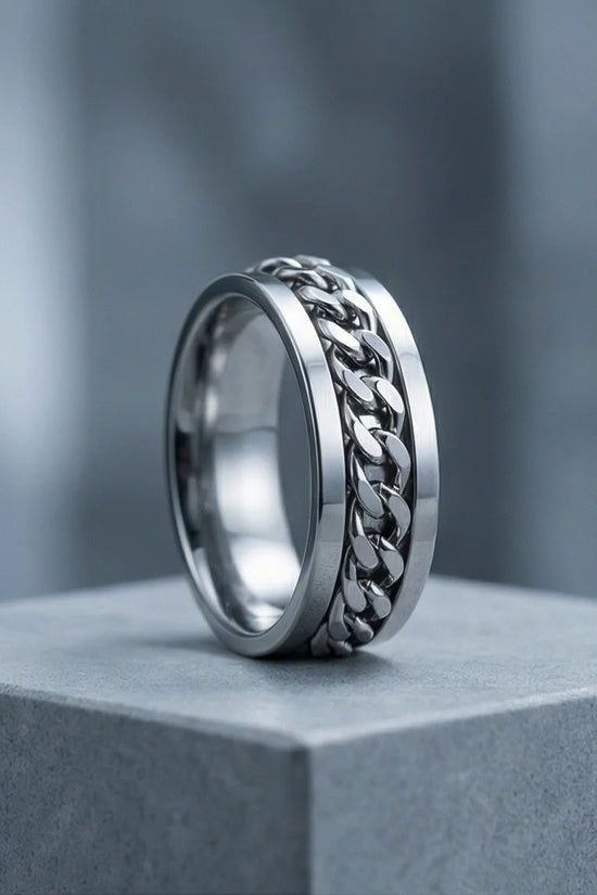Urban Catalyst: Industrial Silver Link Ring
