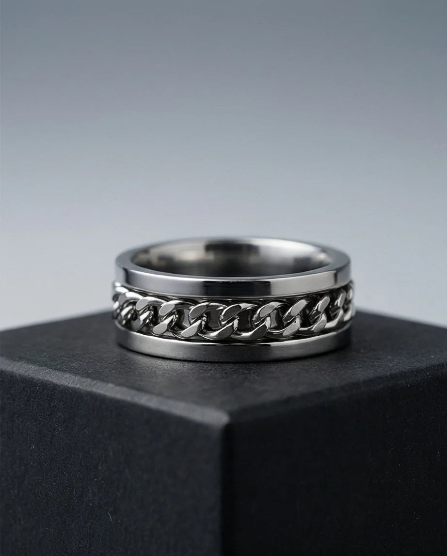 Urban Catalyst: Industrial Silver Link Ring
