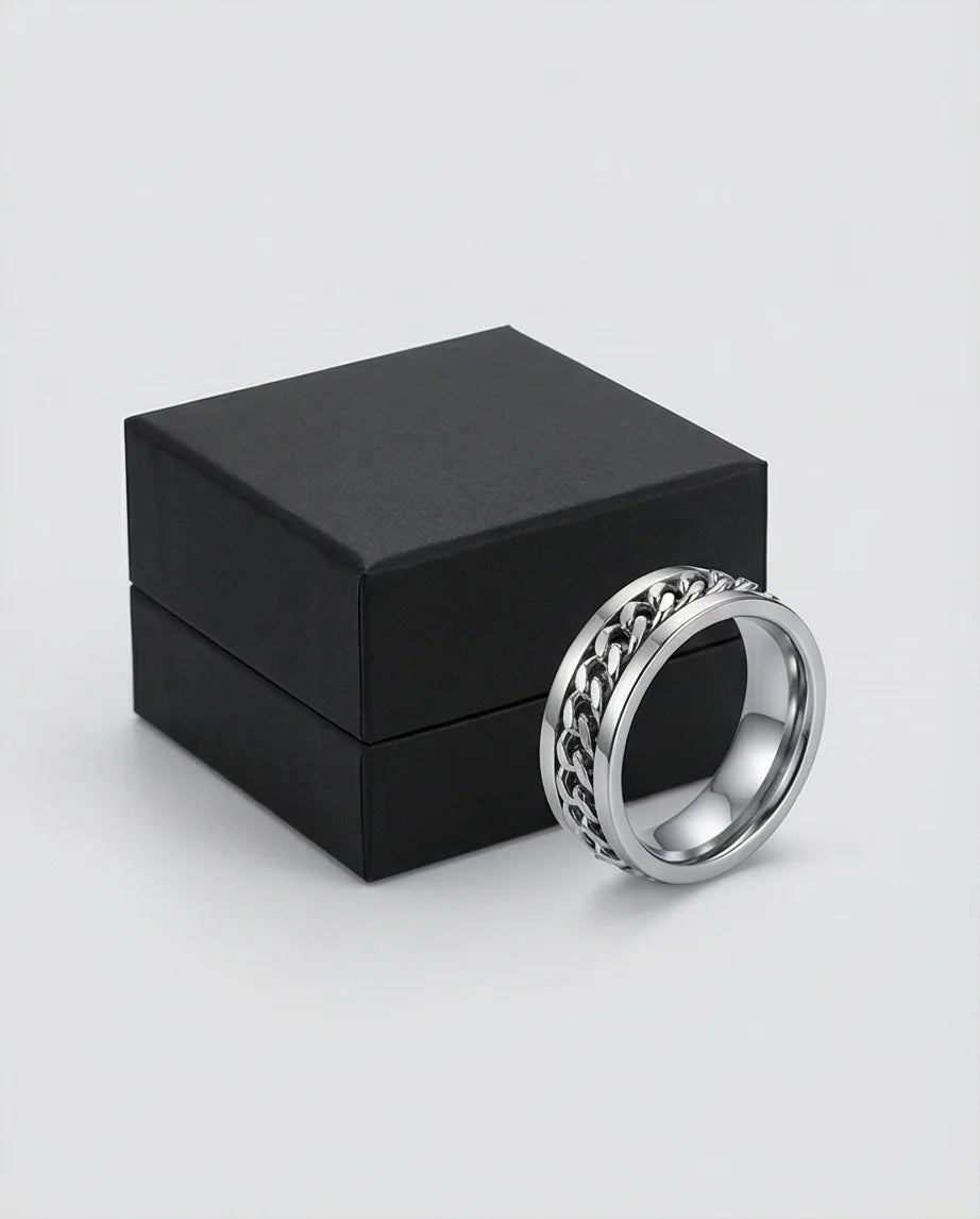 Urban Catalyst: Industrial Silver Link Ring
