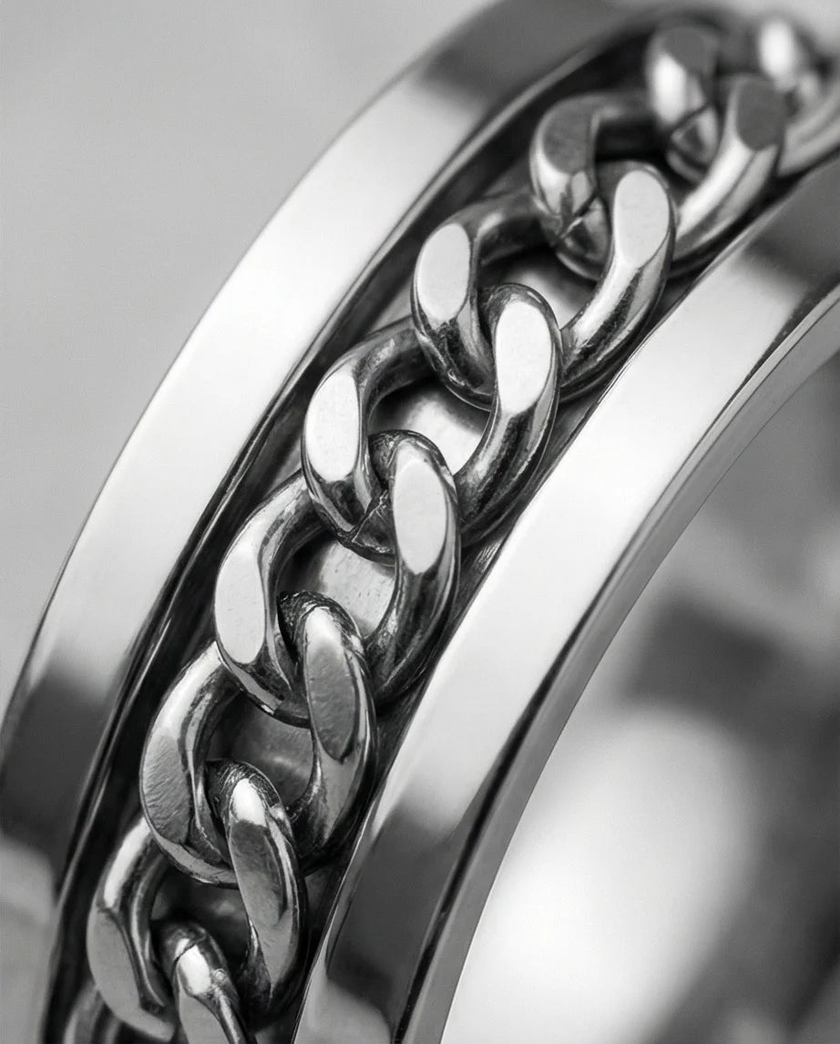 Urban Catalyst: Industrial Silver Link Ring