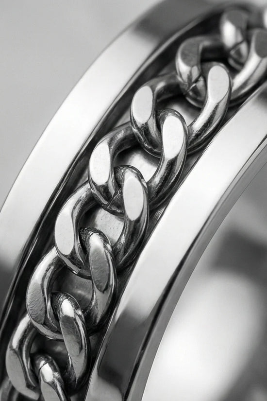 Urban Catalyst: Industrial Silver Link Ring