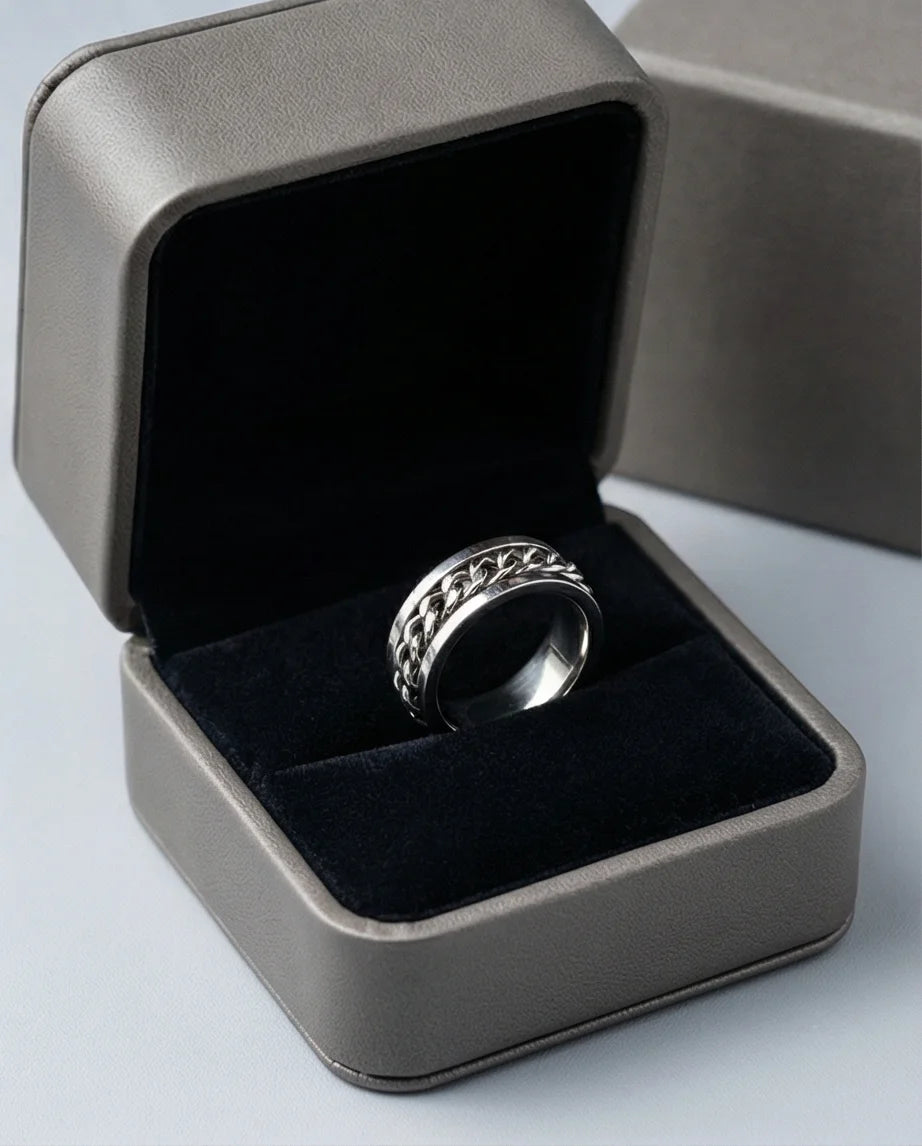 Urban Catalyst: Industrial Silver Link Ring