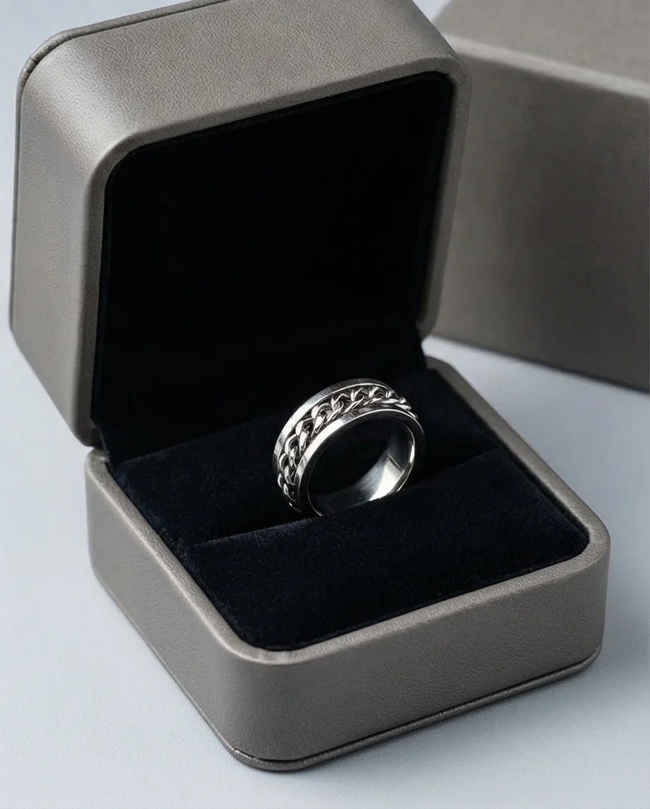 Urban Catalyst: Industrial Silver Link Ring