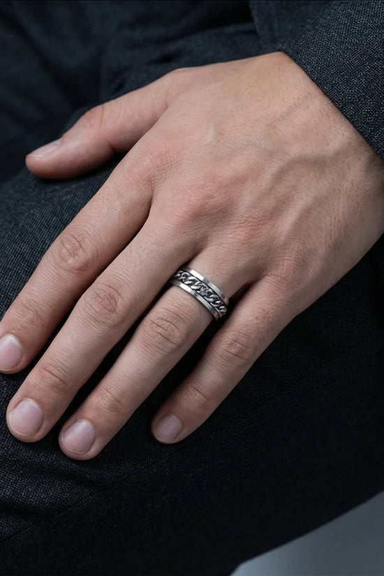 Urban Catalyst: Industrial Silver Link Ring