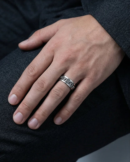 Urban Catalyst: Industrial Silver Link Ring