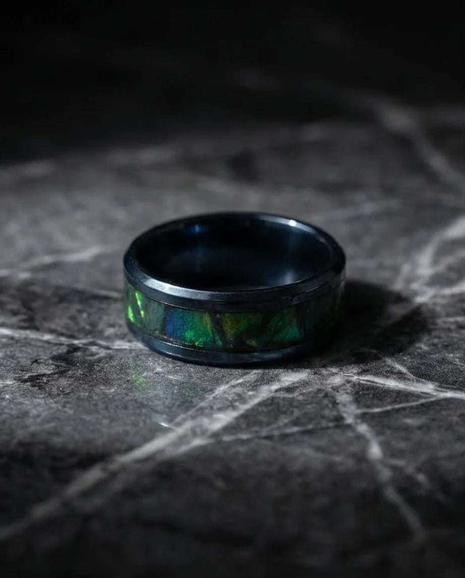 The Copper & Carbon Helix Band