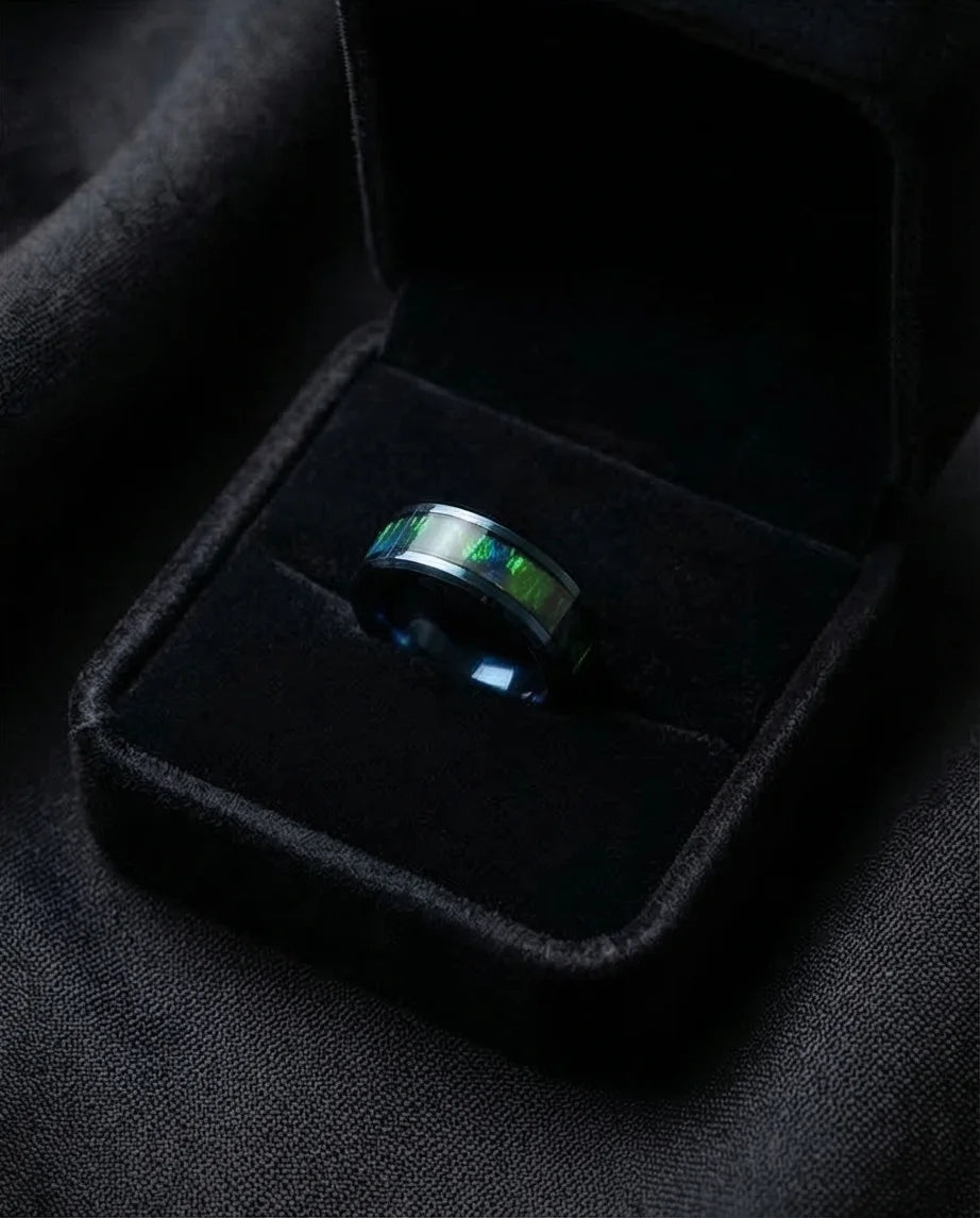 The Copper & Carbon Helix Band