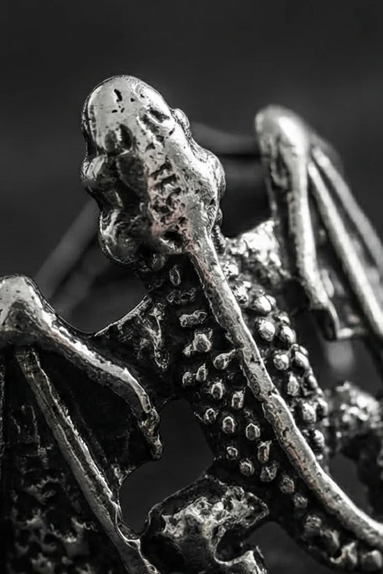 The Shadow Drake: Ancient Dragon Wing Ring