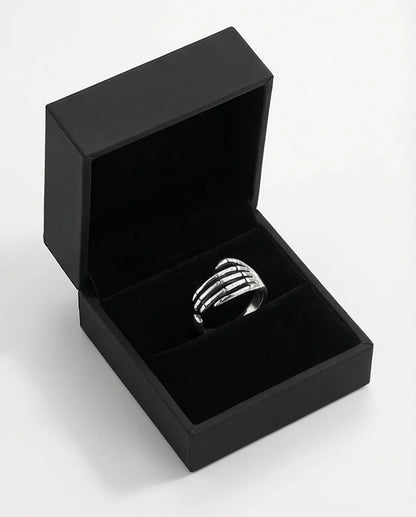 The Eternal Grasp: Antique Skeleton Hand Ring