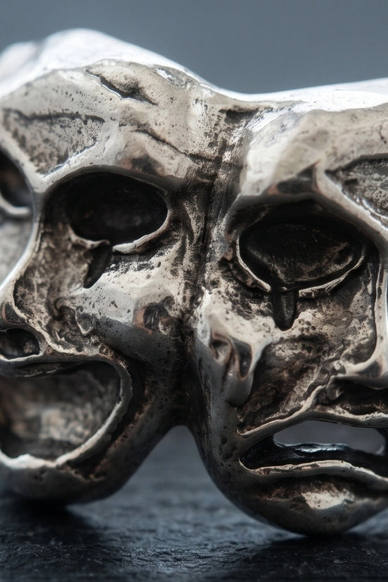 The Dualist | Comedy & Tragedy Theater Mask Ring