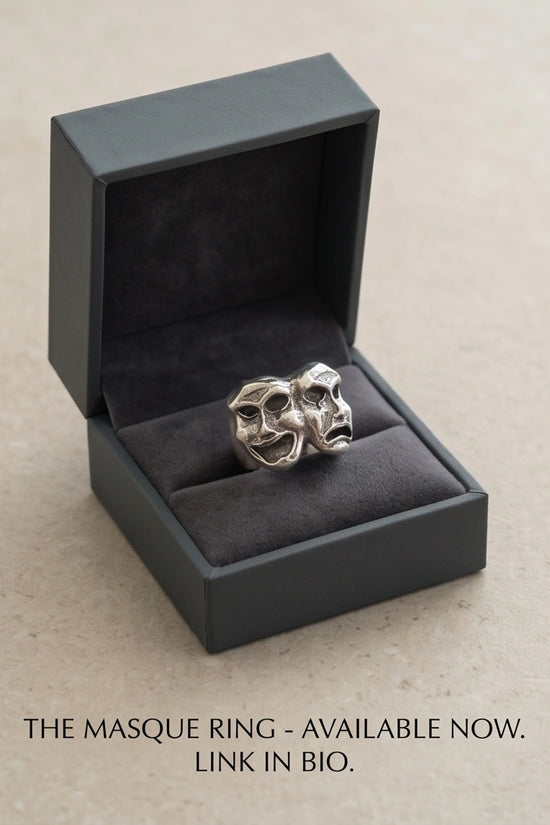 The Dualist | Comedy & Tragedy Theater Mask Ring