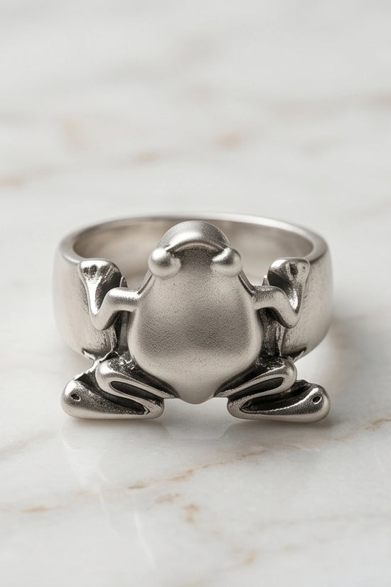 The Oracle Toad Sterling Silver Ring