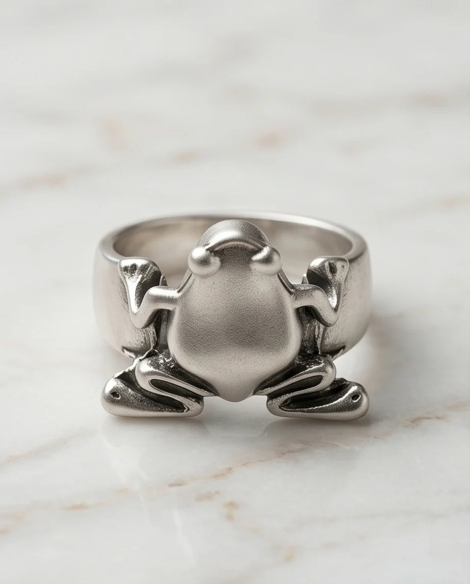 The Oracle Toad Sterling Silver Ring