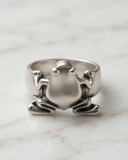 The Oracle Toad Sterling Silver Ring