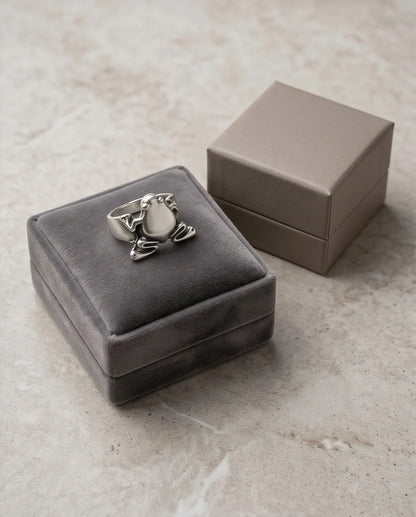 The Oracle Toad Sterling Silver Ring
