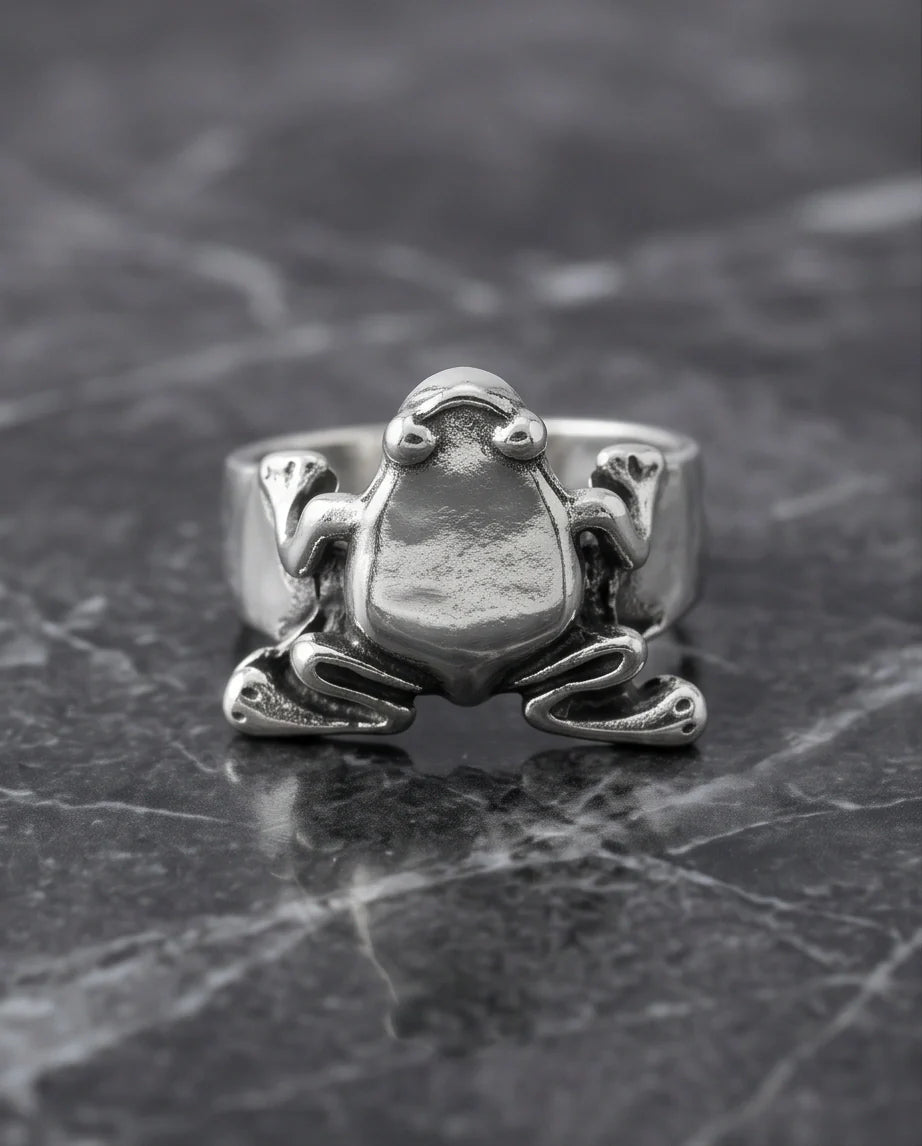 The Oracle Toad Sterling Silver Ring