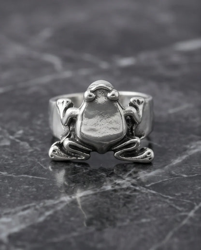 The Oracle Toad Sterling Silver Ring