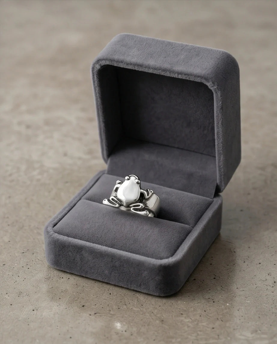 The Oracle Toad Sterling Silver Ring