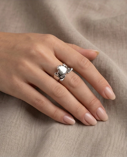 The Oracle Toad Sterling Silver Ring
