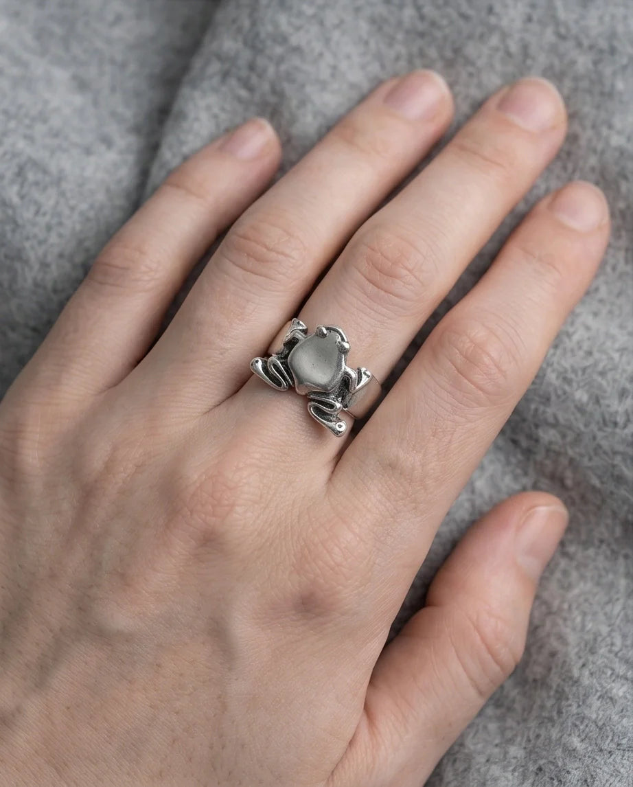 The Oracle Toad Sterling Silver Ring
