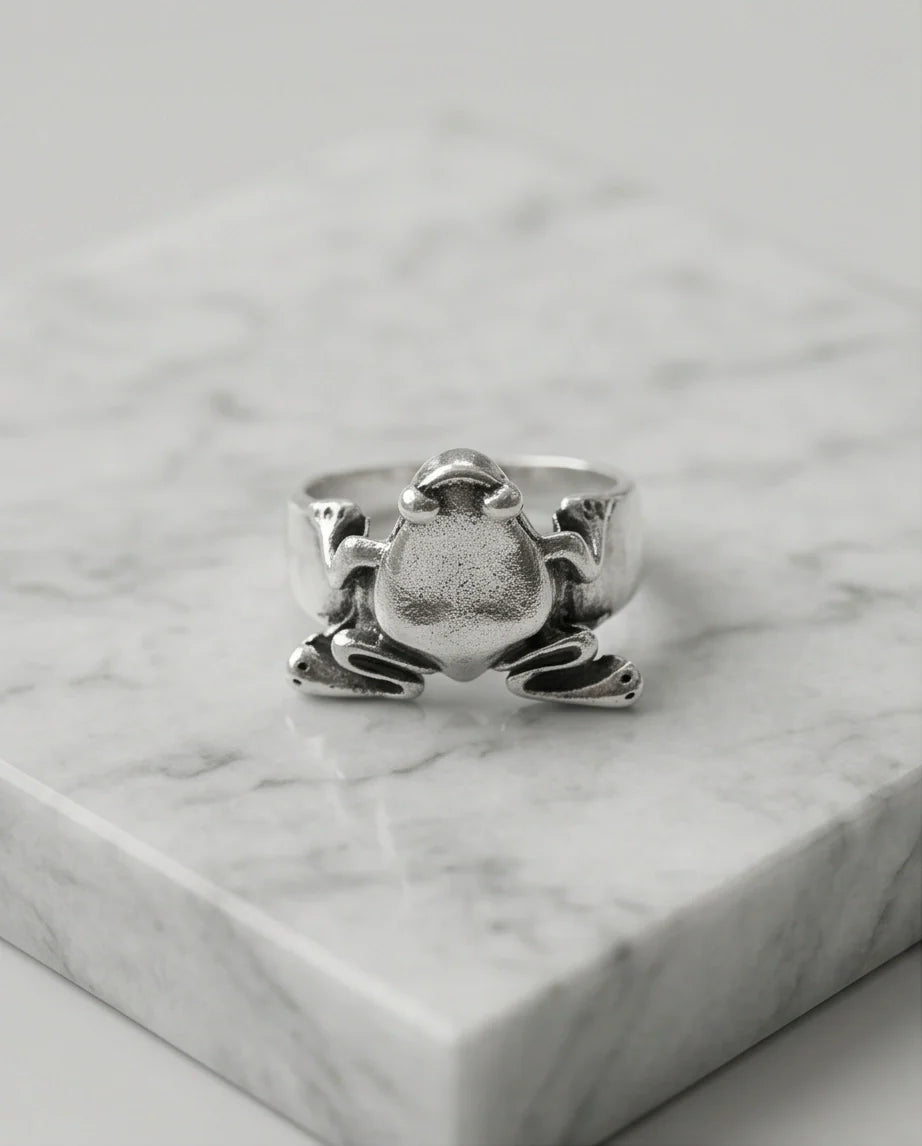 The Oracle Toad Sterling Silver Ring