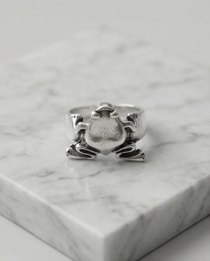 The Oracle Toad Sterling Silver Ring