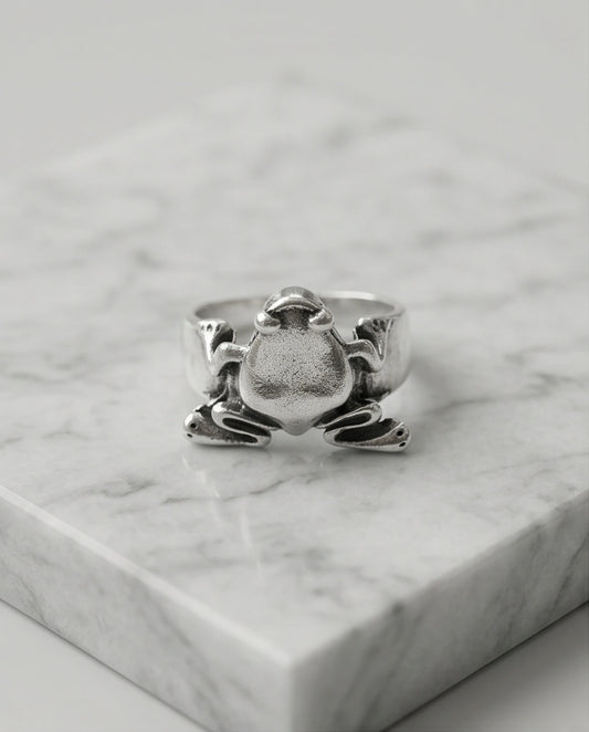 The Oracle Toad Sterling Silver Ring