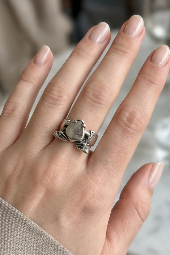 The Oracle Toad Sterling Silver Ring