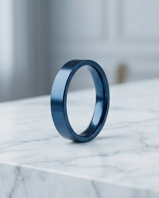 The Cobalt Flux: Minimalist Flat-Edge Azure Band
