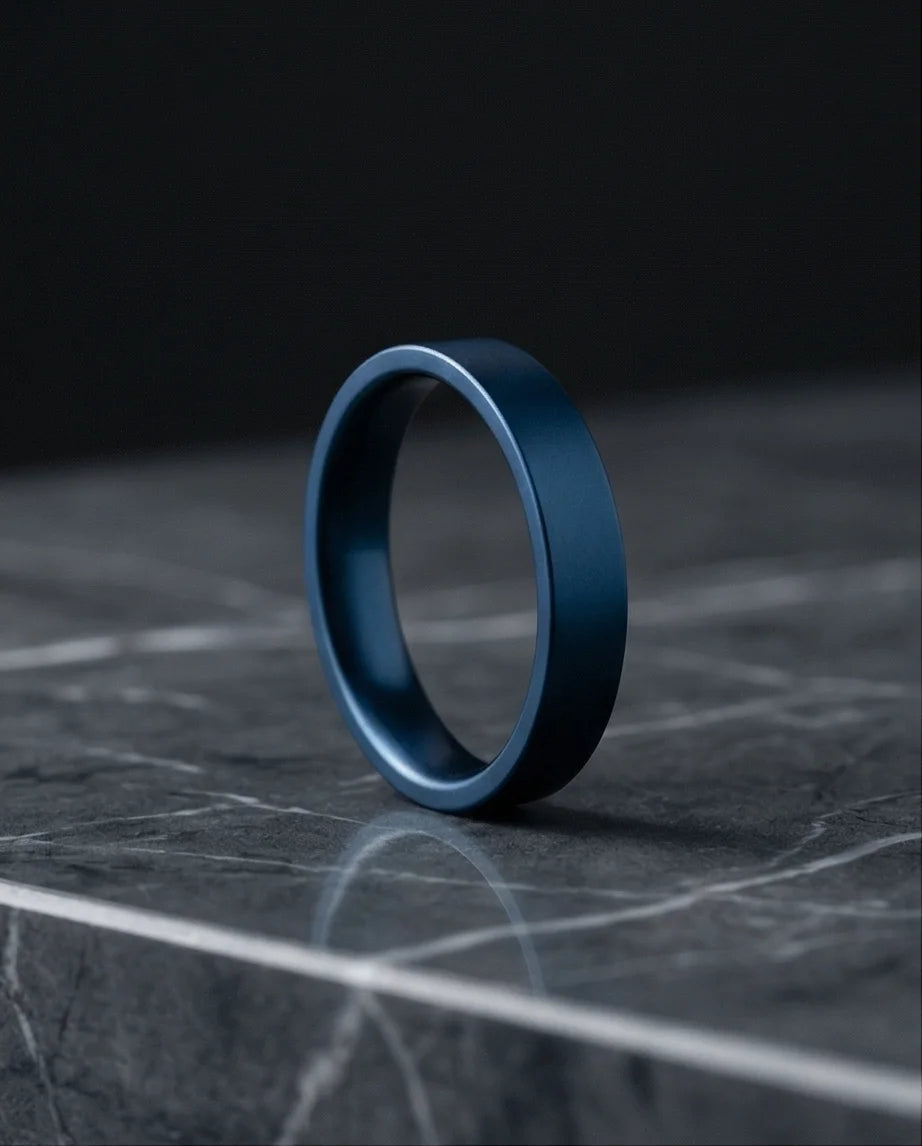 The Cobalt Flux: Minimalist Flat-Edge Azure Band