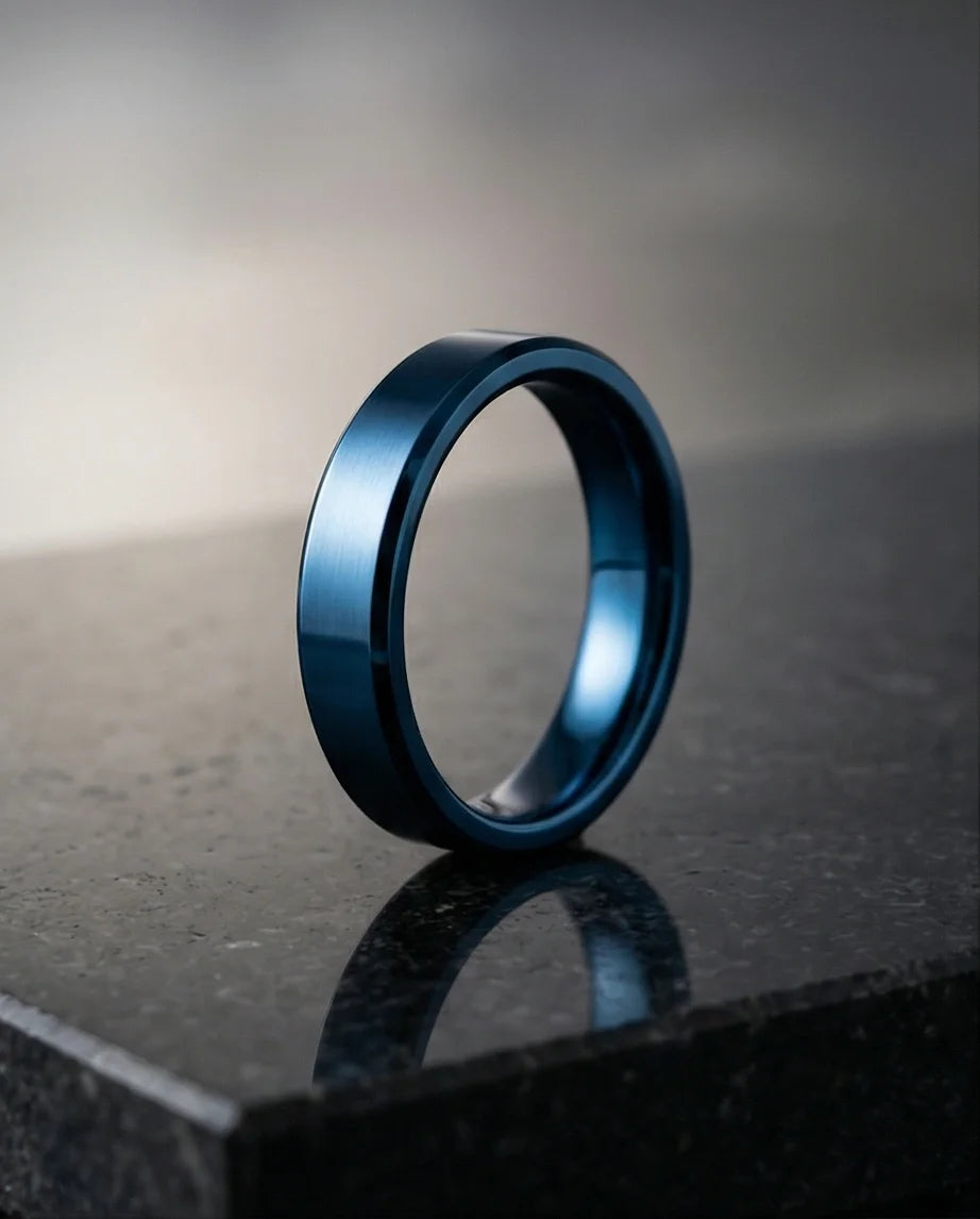 The Cobalt Flux: Minimalist Flat-Edge Azure Band