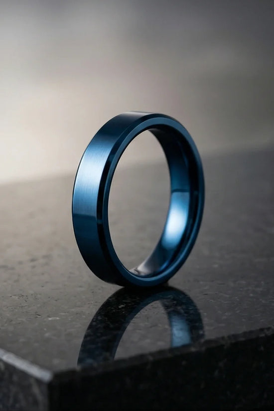 The Cobalt Flux: Minimalist Flat-Edge Azure Band