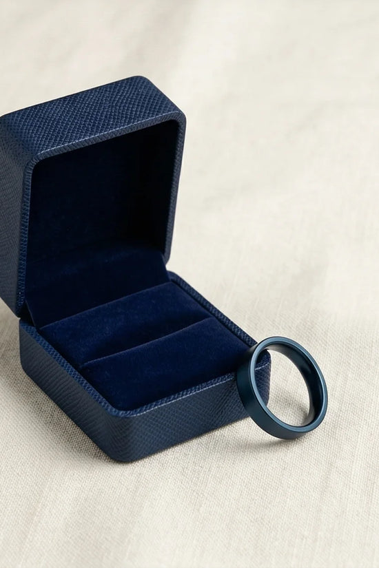 The Cobalt Flux: Minimalist Flat-Edge Azure Band