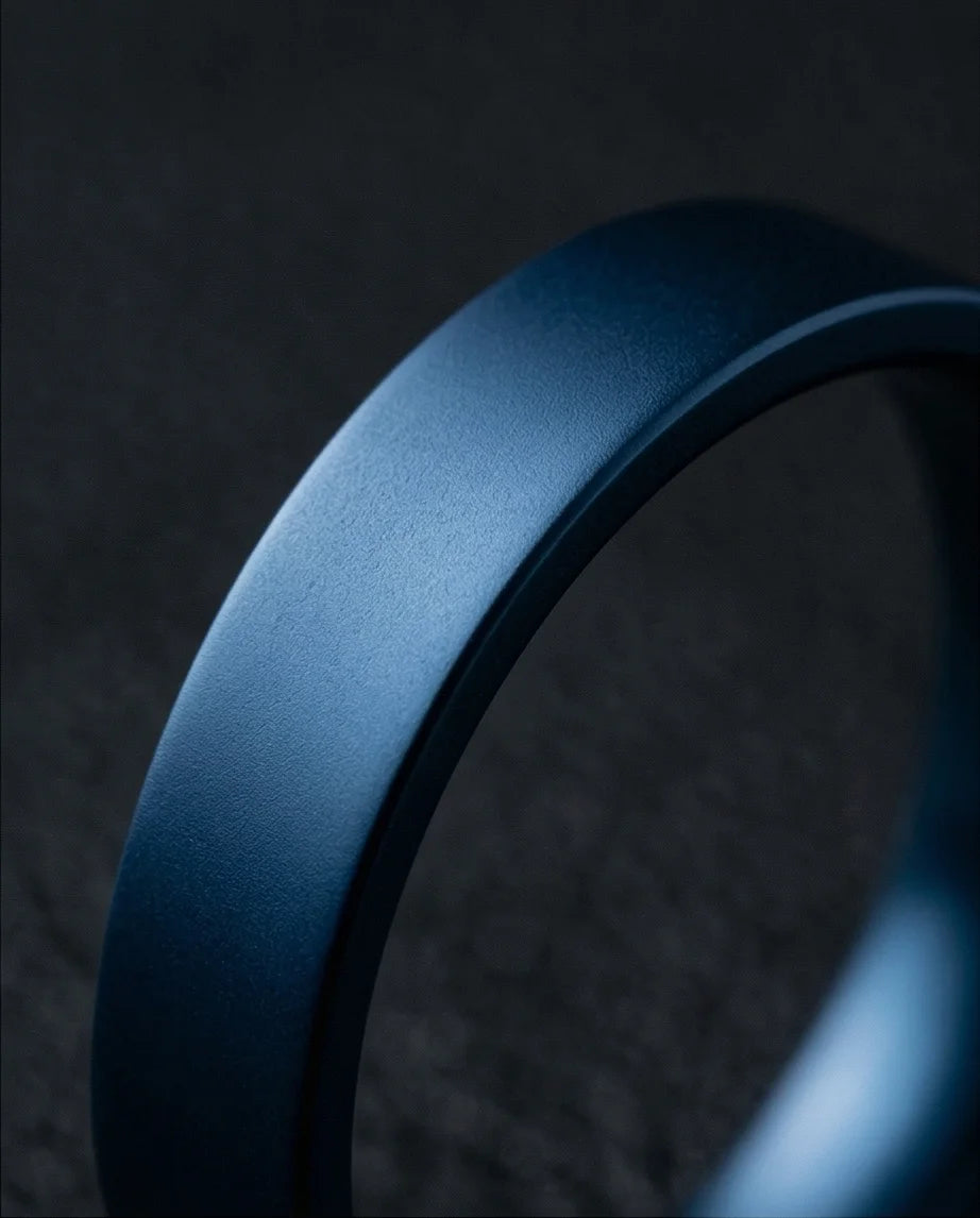 The Cobalt Flux: Minimalist Flat-Edge Azure Band