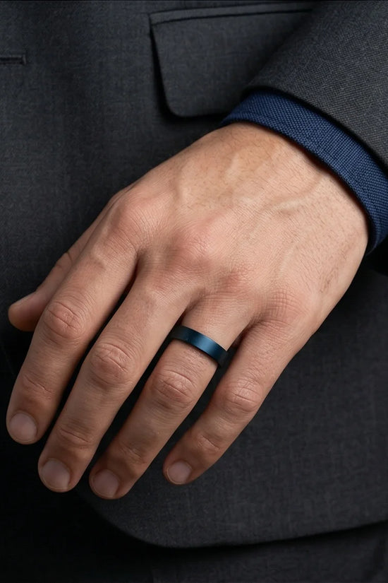 The Cobalt Flux: Minimalist Flat-Edge Azure Band