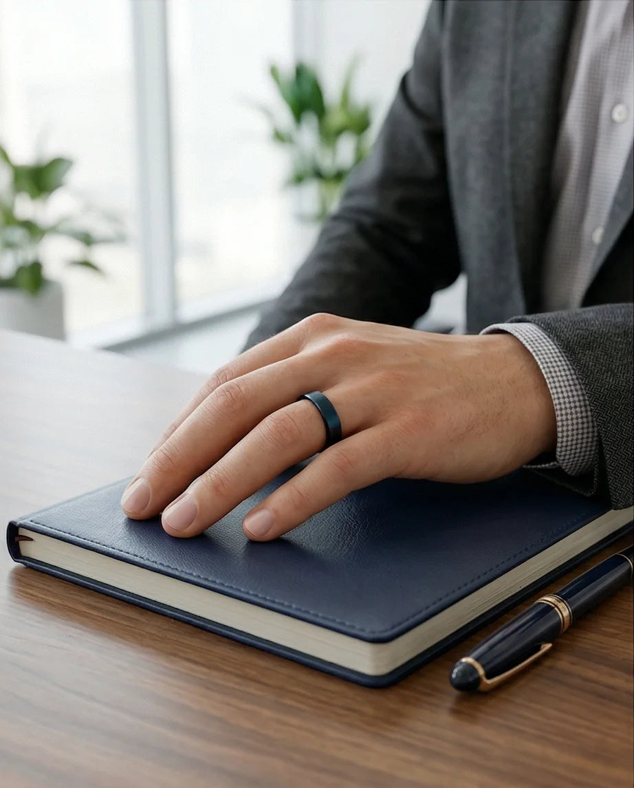 The Cobalt Flux: Minimalist Flat-Edge Azure Band