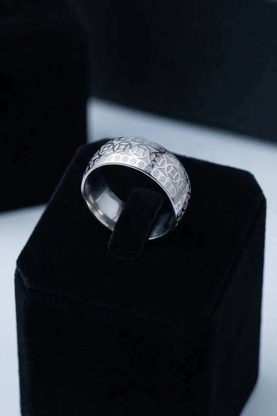 Zenith Coin: Minimalist Feng Shui Statement Band