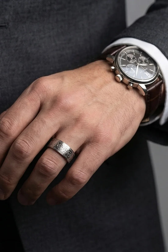 Zenith Coin: Minimalist Feng Shui Statement Band