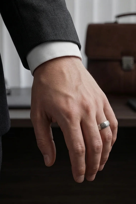 Zenith Coin: Minimalist Feng Shui Statement Band