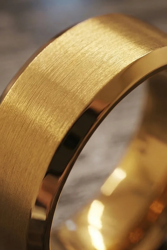 Aurelian Elite: Matte Gold Minimalist Ring
