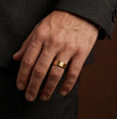 Aurelian Elite: Matte Gold Minimalist Ring