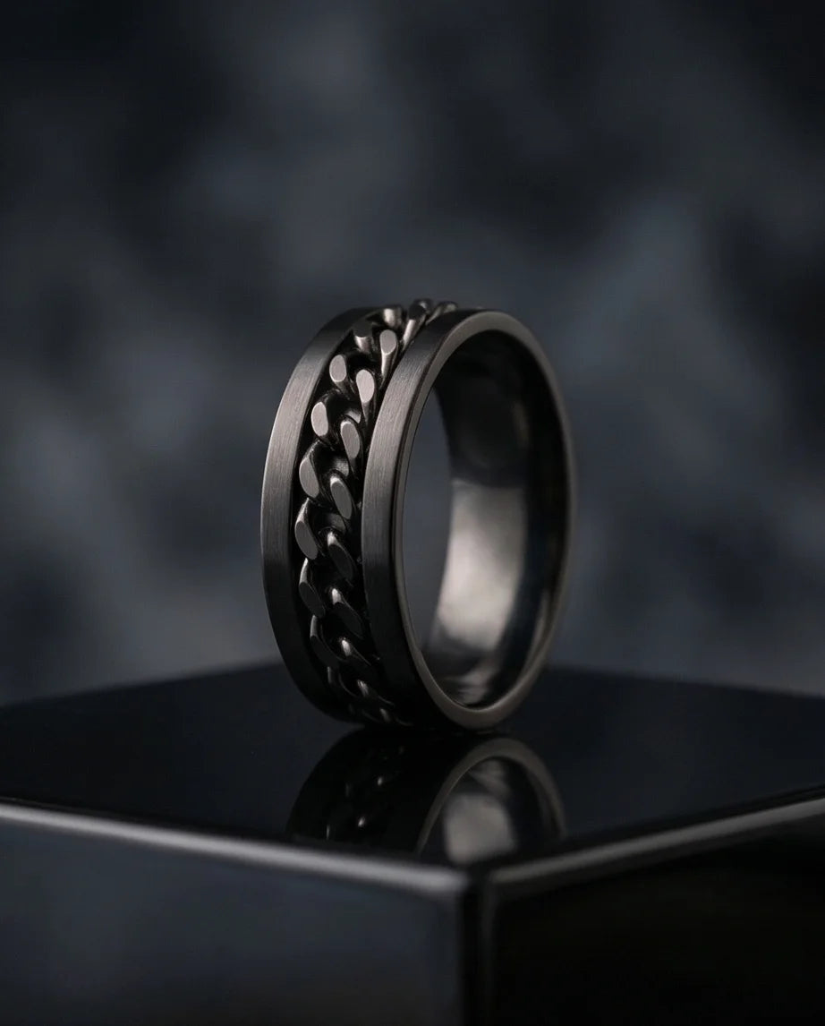 The Stealth Gunmetal Link Band