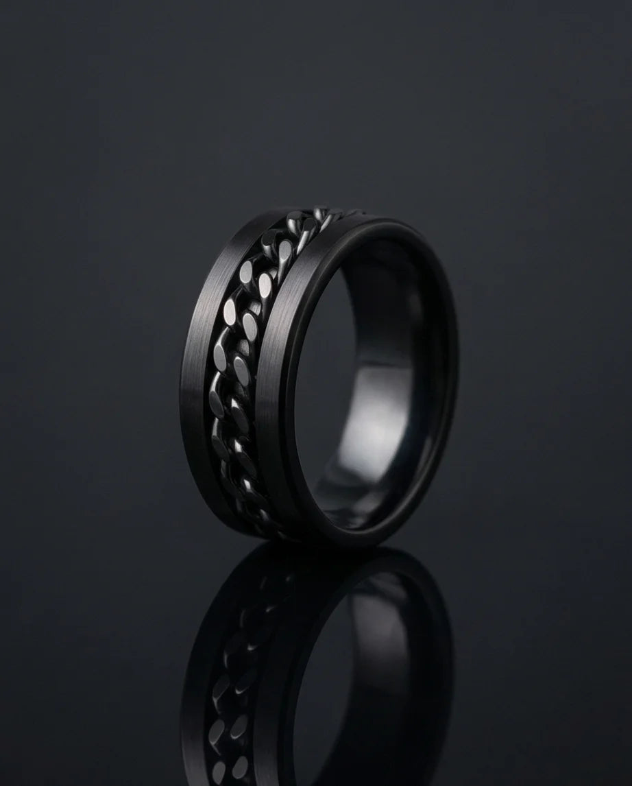 The Stealth Gunmetal Link Band