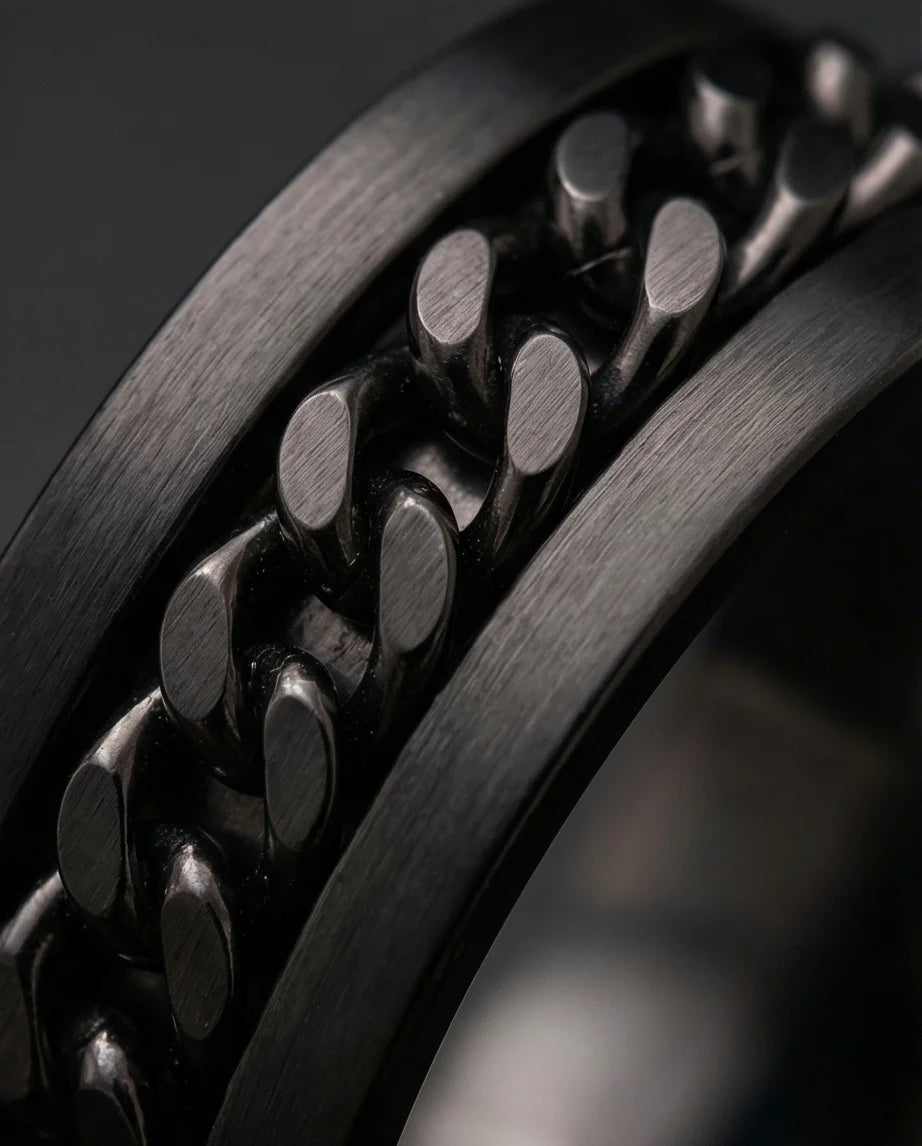 The Stealth Gunmetal Link Band
