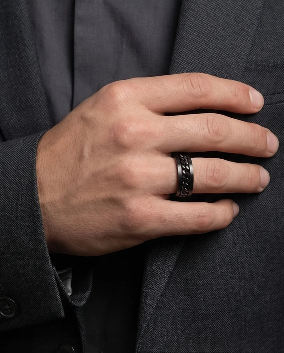 The Stealth Gunmetal Link Band