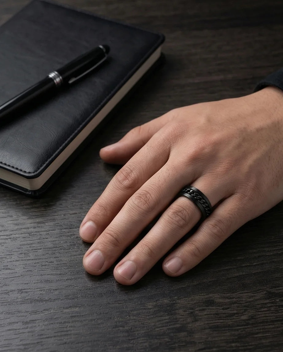 The Stealth Gunmetal Link Band